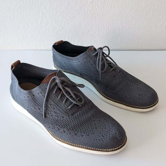 Cole Haan Other - Cole Haan Grand.0S Oxford Sneakers Lace Up Dress Shoes Gray Men's size 11 1/2